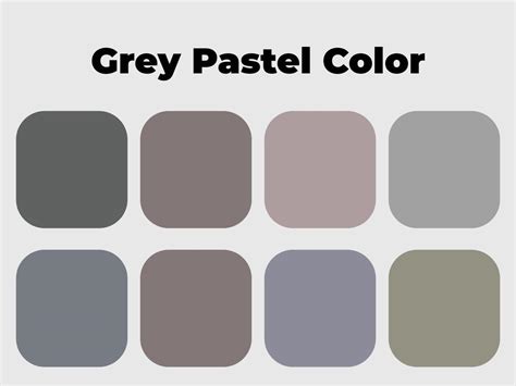 Cool Greys Color Palette 30 Handpicked Swatches For Procreate Not