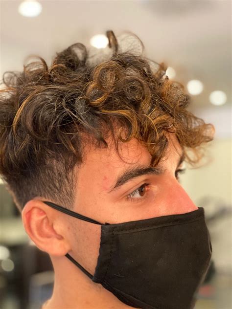 We did not find results for: Men Haircut with Curly Caramel Highlights in 2020 ...