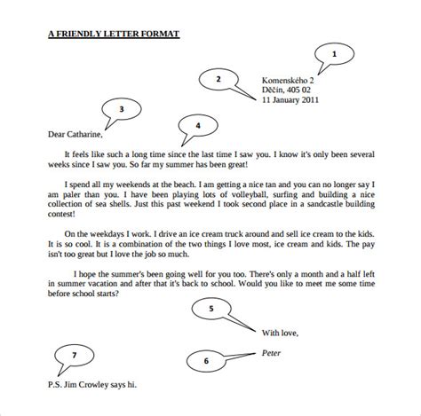 These letters have an easy and conversational language. FREE 9+ Sample Informal Letter Templates in MS Word | PDF ...