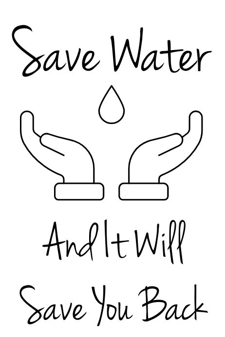 Copy Of Save Water Poster Printable Postermywall