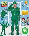 Toy Soldier Adult Costume Green Army Man Men Toy Story 2 3 Military Uniform