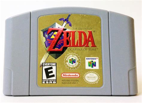 vintage the legend of zelda ocarina of time nintendo 64 tested excellent very clean n64 video