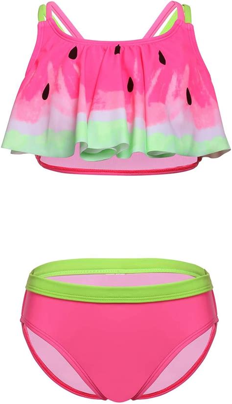 Belloo Girls Bikini Sets Two Piece Swimsuits Pink