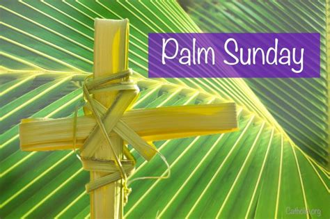 Living Lent Palm Sunday Of Holy Week Socials Catholic Online