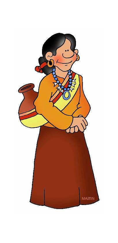 Navajo Native Clothing American Clipart Southwest Americans
