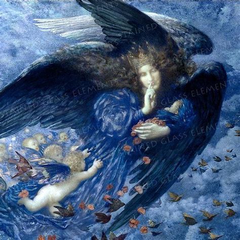 Angel Decal Symbolism Decals Pre Raphaelite Decal Symbolism Etsy