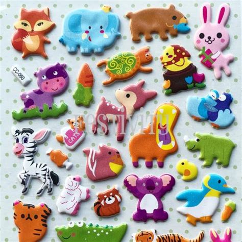 Animal Pals Puffy Sticker Sheet Festivity