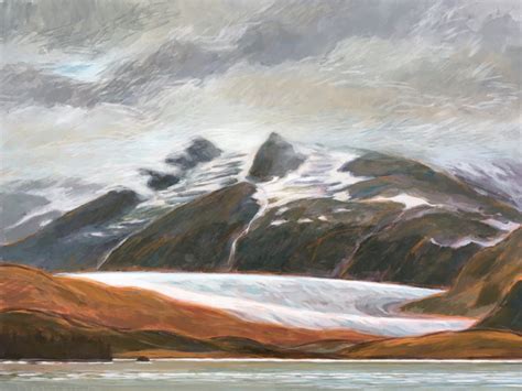 2020 Summer Paintings Mendenhall Glacier