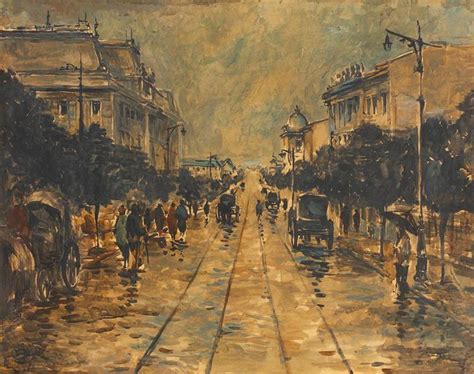 Elisabeth Avenue After Rain Nicolae Darascu