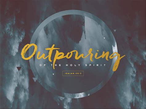 Sharefaith Media Outpouring Of The Holy Spirit Sermon Powerpoint