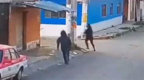 Video Ladrón Intentó Asaltar A Una Mujer En Ecatepec Falla Y Es