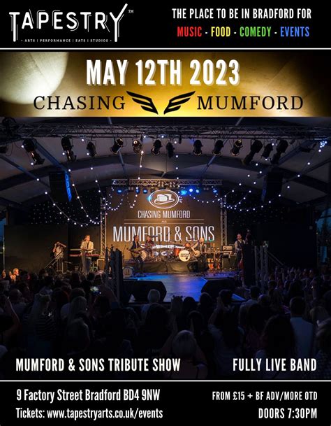 Chasing Mumford An Epic Tribute To Mumford And Sons Tapestry Arts