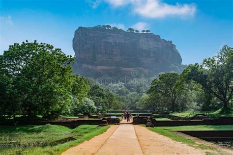 Lion Rock Ancient Rock Fortress Of Sigiriya Sri Lanka Editorial Stock