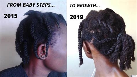 4c Natural Hair Journey Growth Length Retention Youtube