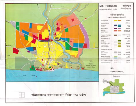 Maheshwar Master Plan Map Master Plans India