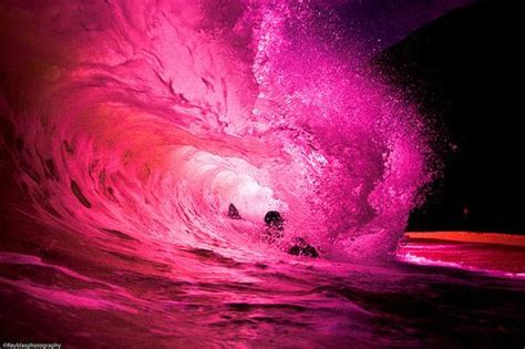 Wow Pink Wave Pink Ocean Pretty In Pink Waves