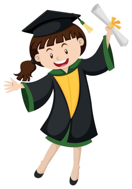 royalty free graduation gown clip art vector images and illustrations all in one photos