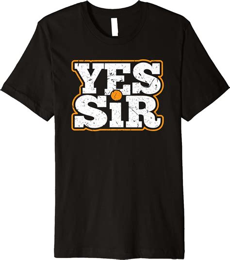 Yes Sir Bdsm Ddlg Naughty Submissive Fetish Premium T Shirt Clothing Shoes And Jewelry