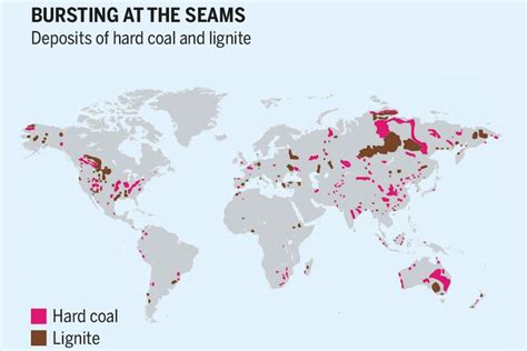 World Coal Deposits By Böll Foundation Map Coal Fuel Energy