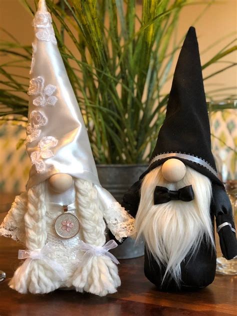 Bride And Groom Nordic Wedding Gnomes For Wedding Ts Centerpieces