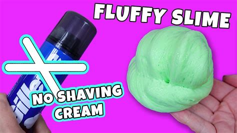 How To Make Fluffy Slime Without Shaving Cream No Borax No Contact