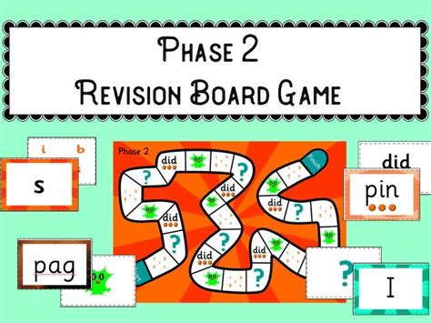 Phonics Phase 2 Revision Board Game Teaching Resources