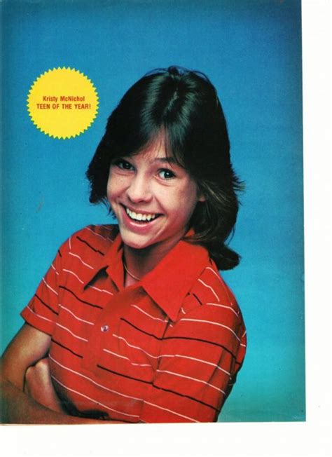 Kristy Mcnichol Teen Magazine Pinup Teen People Red Shirt Crossed Arms Teen Stars Forever Pinups