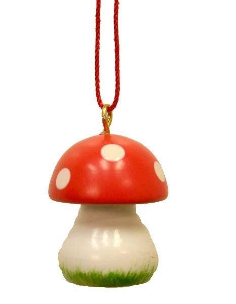 Classic Wooden Matte Finish Primary Colors Mushroom 1 Tall