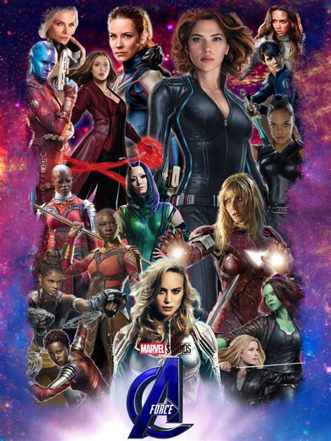 A Force Mcu Fan Poster By Zre1990 On Deviantart Super Héros Féminin