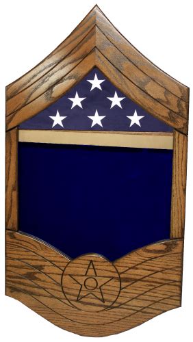 Air Force E 9 Cmsgt All Stripe Shadow Box 1 Air Force Shadow Box