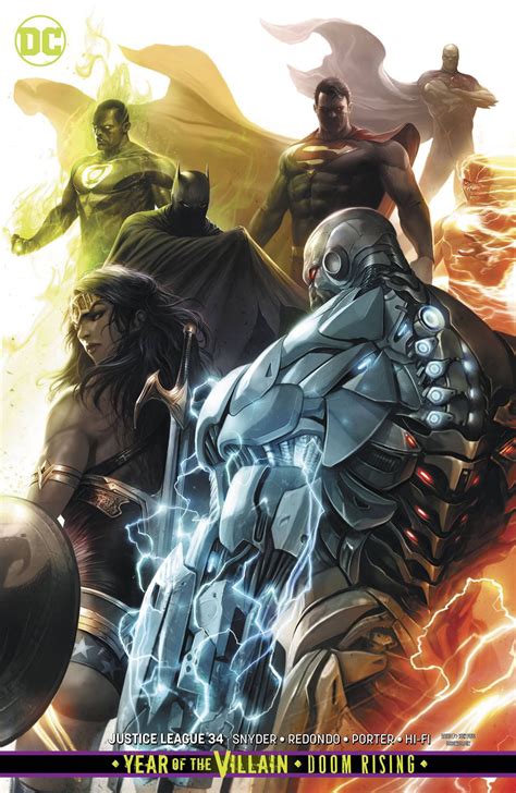 Dc Justice League 34 Francesco Mattina Variant Cover