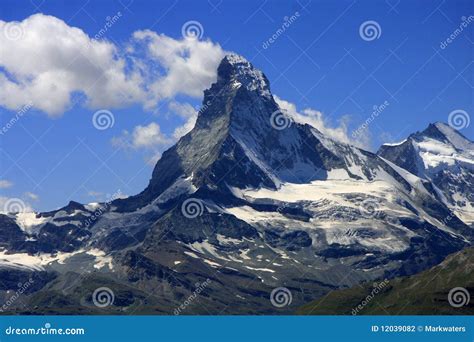 Matterhorn Swiss Alps Switzerland Stock Photo Image Of Adventure