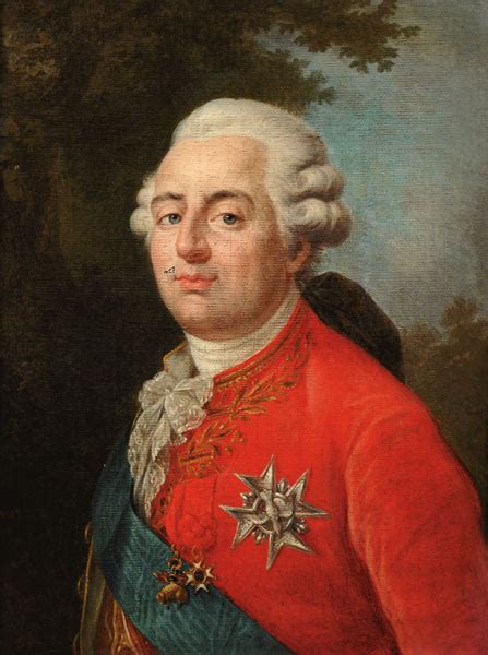 Portrait Of Louis Xvi 1754 93 King Of French School