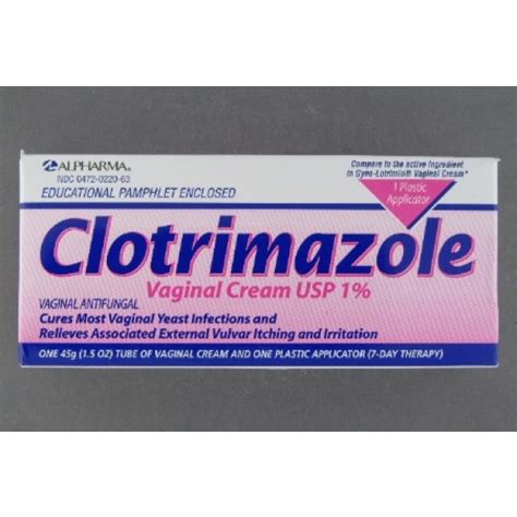 Clotrimazole Vaginal Cream 1 Vaginal Products Otc