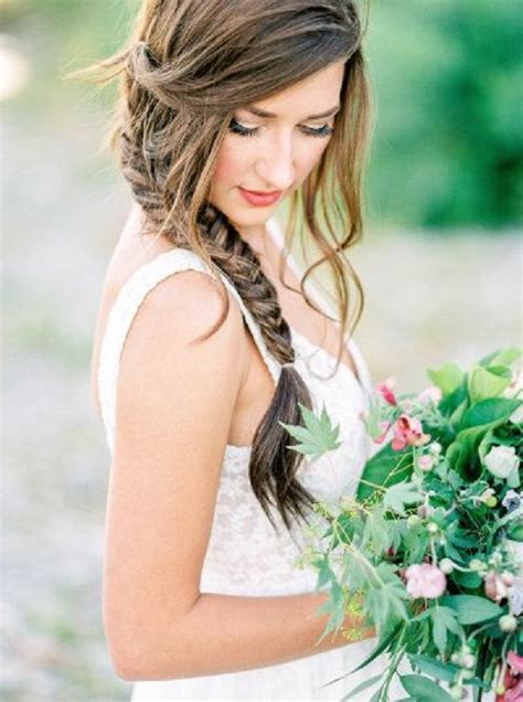 Every bride dreams about having her best hair day ever on her wedding day. braid wedding hairstyles for long hair | Deer Pearl Flowers