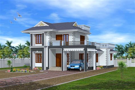 With home design 3d, designing and remodeling your house in 3d has never been so quick and intuitive! 3D exterior Design Kerala house