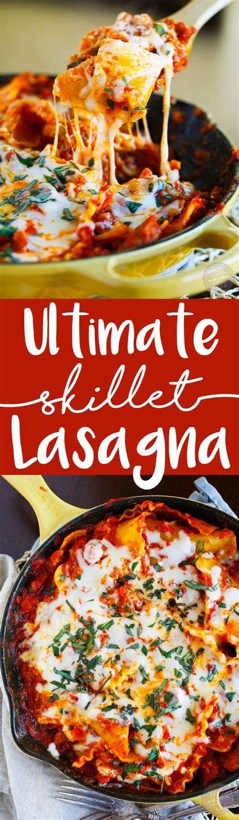 Ultimate Skillet Lasagna Table For Two