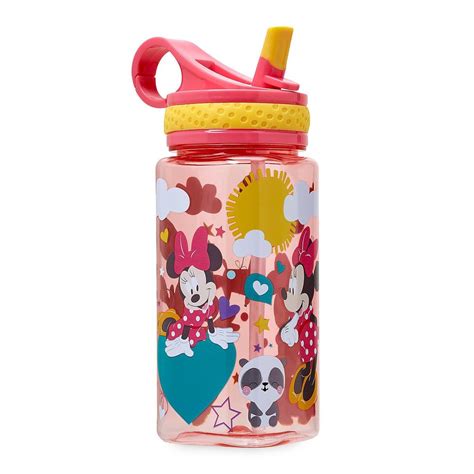 Minnie Mouse Water Bottle With Built In Straw Disney Baby Clothes