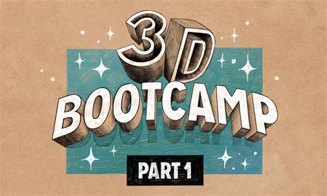 3d Lettering Bootcamp Part 1 Stefan Kunz