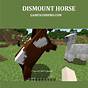 How To Dismount Horse In Minecraft