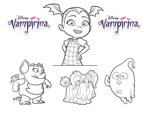 Vampirina Dibujos Para Imprimir Y Colorear Todo Peques Coloring Pages