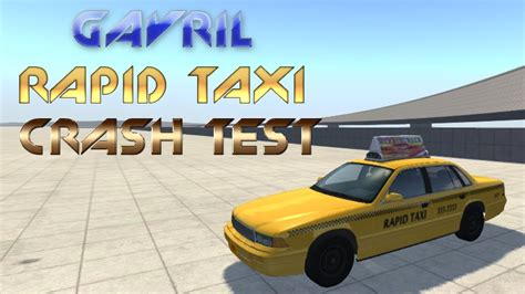 Crash Test Gavril Rapid Taxi Beamngdrive Youtube
