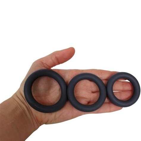 Optimale 3 C Ring Thick Set Slate Sex Toys And Adult Novelties Adult Dvd Empire