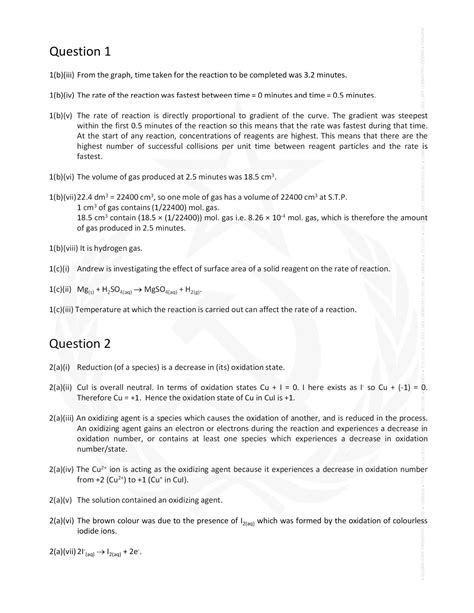 Cxc Chemistry Answers And Support Csec Chemistry January 2020 P2