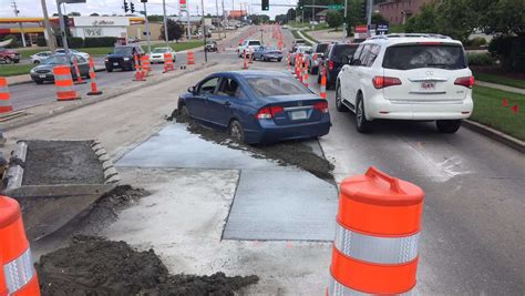 Driver To Pay For Damage After Driving Into Wet Concrete