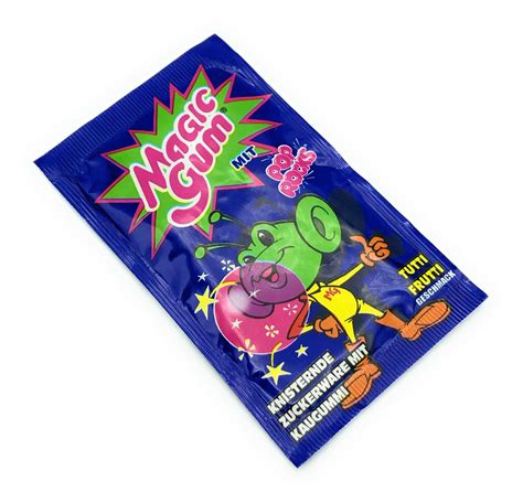 Magic Gum Mit Pop Rocks Knisternde Zuckerware Mit Kaugummi