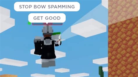 The Biggest Bow Spammer In Bedwars History Youtube