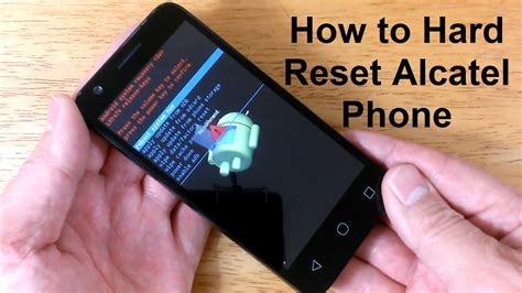 And even delete everything on internal memory of the. How to reset an AlCatel & How to hard RESET Alcatel one ...