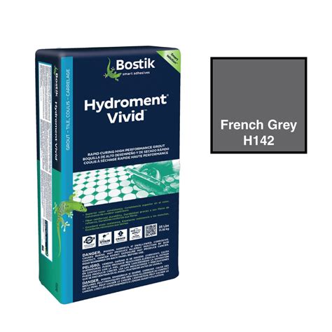 Bostik Hydroment Vivid Grout 25 Lbs French Gray H142 Schillings