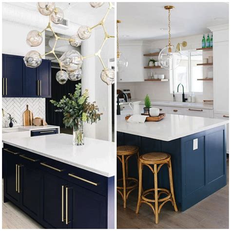 This package of baby shower game cards is printed with a modern design in indigo blue and goldish colors. 4 Ways to Use Navy Blue in Your Kitchen